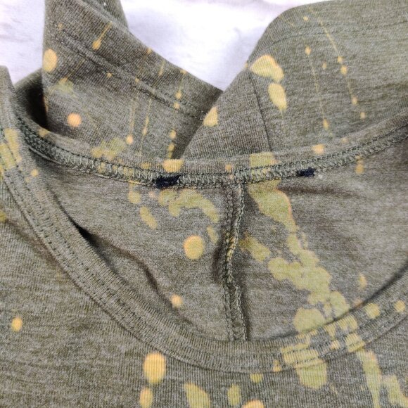 One of a Kind Zebra Dress Bleach Painted Reverse Dyed Bodycon Y2K Artcore Racer - Picture 5 of 12